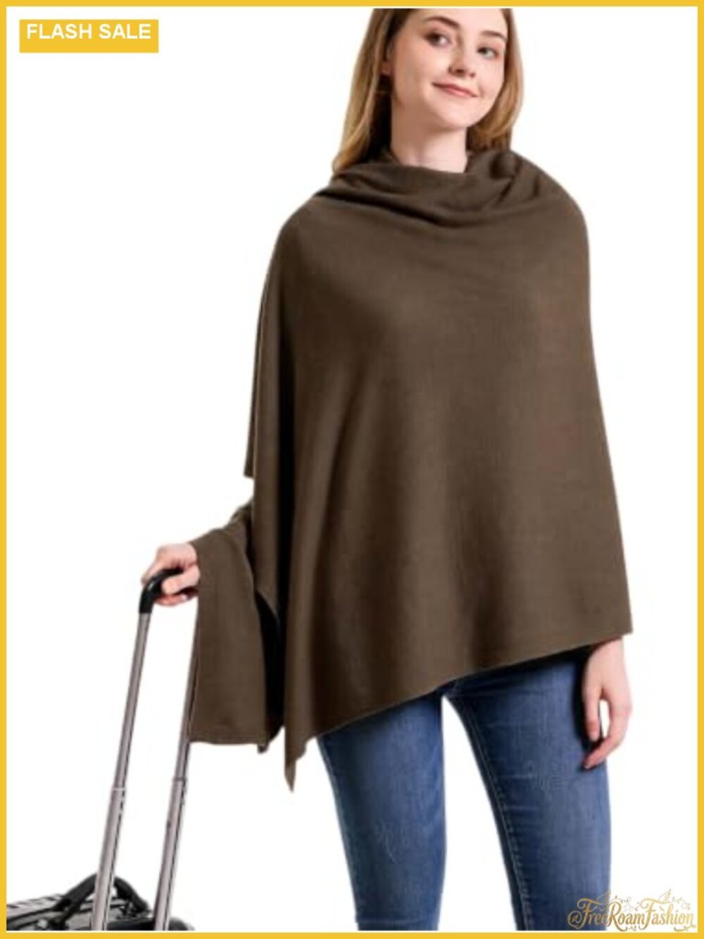 Soft Knit Travel Shawl Wrap Large Lightweight Machine Wash Pashmina Scarf